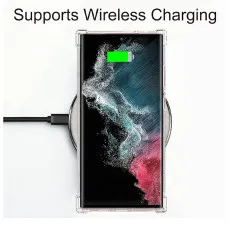Samsung S24 Ultra Bumper Clear Case Soft Slim Shockproof Gel Case