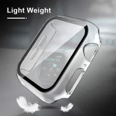 For Apple Watch Case Series 9 8 7 6 5 4 SE 40mm 3D Clear Case Screen Protector UK
