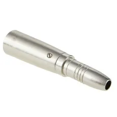 3 Pin XLR Male Plug to 6.35mm MONO Female Socket 1/4" Jack Mic Cable Adapter