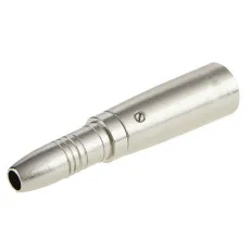 3 Pin XLR Male Plug to 6.35mm MONO Female Socket 1/4" Jack Mic Cable Adapter