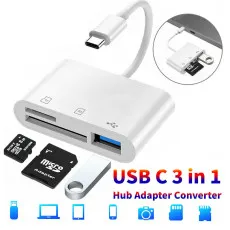 SD Card Reader Type-C Adapter For Samsung USB 3 in 1 Camera memory Kit Adapter