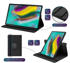 Samsung Galaxy Tab S5e 360 Case UK 10.5 inches SM-T720/T725 Rotating Slim PU Leather Protective Cover