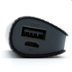 2600mAh Fast Charging USB & Type-C Power Bank – Portable Backup Battery with Built-in Cables