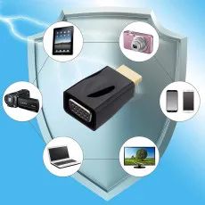 HDMI to VGA Adapter For HD Video Connector Adapter For PC Laptop Projector DVD