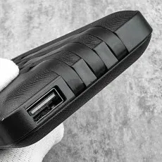 Portable Power Bank With Built in Cables 10000mAh Battery Pack Adapter For Phones