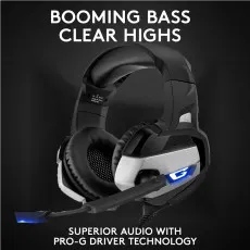 Best Gaming Headset with Microphone High-Quality Wired Headphones for PC & Laptop UK