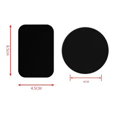 2X Slim Magnetic Replacement Spare Metal Plates For Phone Case Back Sticky Pad Fits All Mobile UK
