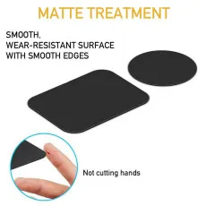 2X Slim Magnetic Replacement Spare Metal Plates For Phone Case Back Sticky Pad Fits All Mobile UK