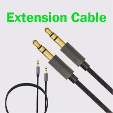 Best AUX Stereo 1.2mm Jack Male to Male Audio Extension Cable Headphone Lead UK