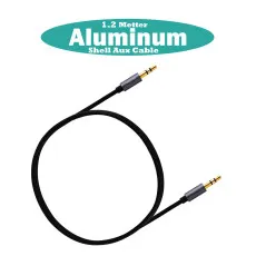 Best AUX Stereo 1.2mm Jack Male to Male Audio Extension Cable Headphone Lead UK