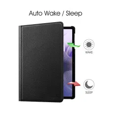 Samsung Galaxy Tab S7 Fe Rotate Case UK 12.4 inches SM-T730/T733 Rotating Slim PU Leather Protective Cover
