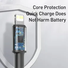 SwiftCharge USB Type C to iPhone Fast Charging & Data Sync Short Cable MFi Certified UK