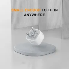 Fast USB Type C 3 Pin Wall Plug Charger Adapter 20W Power Charging For iPhone / Phone UK