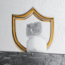 Fast USB Type C 3 Pin Wall Plug Charger Adapter 20W Power Charging For iPhone / Phone UK