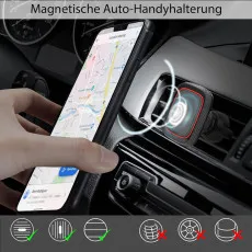 Best 360° Strong Magnetic Air Vent Mount Car Mobile Phone Holder For Cars UK Seller