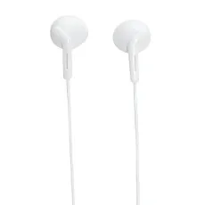 White Wired Headset 3.5mm Jack with Mic Deep Sound Bass Boosted Sound For Androids