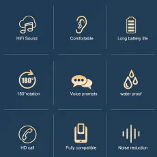 Affordable Wireless Neckband Earpiece with Noise Reduction Sports Headset UK