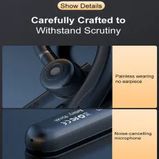 Affordable Wireless Neckband Earpiece with Noise Reduction Sports Headset UK