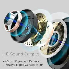 Wireless Running Headband Sports Built-In Mic Headphone Black Aux Connectivity & Sensory Bass UK