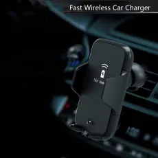 Fast Wireless In Car Phone Charger & Holder for iPhone Samsung Huawei