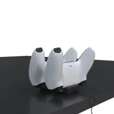 Fast Dual USB Charging Station Stand For PS5 Wireless Controllers With Charging Cable