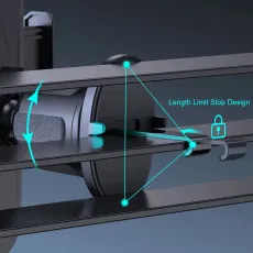 In Car 360° Rotate Car Phone Bracket Air Vent Holder For Apple & Android Phones