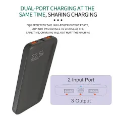 10000mAh Battery Pack Power Bank 22.5W Fast Mobile Phone Charger UK