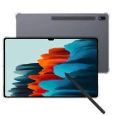 Samsung Galaxy Tab S8 Plus Case UK 12.4 inch 2022, SM-X800 Crystal Clear TPU Skin Bumper Back Cover