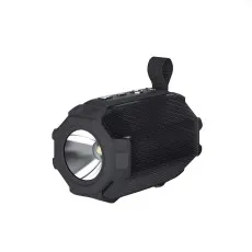 Best Portable Wireless Bluetooth Speaker Extra Bass Big LED Light USB Flash (Black) | UK Free Shipping