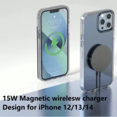 Magnetic Wireless Charger Pad(Fast Charge) | iPhone, Samsung & More (Free UK Shipping)