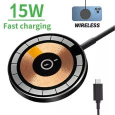 Magnetic Wireless Charger Pad(Fast Charge) | iPhone, Samsung & More (Free UK Shipping)