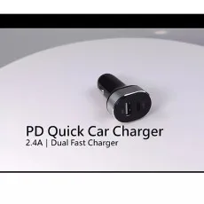 Fastest 18W QC3.0 & PD Car Charger Type C Charging Adapter For iPhone & Android |UK Free Shipping