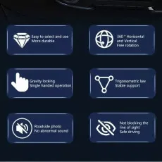 Sleek Air Vent Phone Holder (Universal - iPhone, Samsung & More) UK Free Shipping