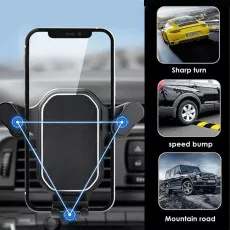 Sleek Air Vent Phone Holder (Universal - iPhone, Samsung & More) UK Free Shipping