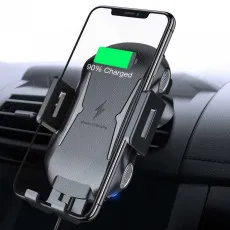 Universal Wireless Car Charger & Phone Holder Auto-Clamping 10W Fast Charging  Free Shipping