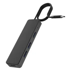 Type-C to 4-Port USB 3.0 Hub OTG Adapter Cable for Mac, PC, Laptop, and Phone