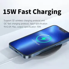 15W Magnetic Fast Wireless Charger Pad For iPhone & Samsung Phones