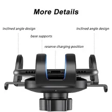 Universal 360° Rotate Car Phone Holder Air-Vent Mount Bracket for All Smart Mobile Phones