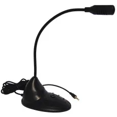 Adjustable Desktop Microphone Stand with 3.5mm Jack - Speech Mic Holder - UK