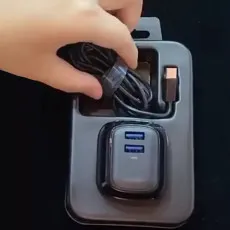 Best 2.4A Dual USB Port 3 Pin Wall Plug Phone Charger Adapter with Micro Cable -UK