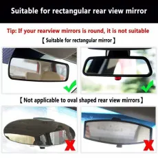 Universal Car Rear View Mirror Phone Holder GPS Mount Stand for Vehicles UK