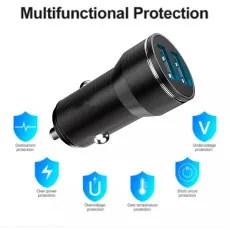 Fast Dual USB Car Charger 12V Adapter for iPhone & Samsung Fits All Phones UK