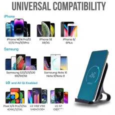 Wireless 20W Fast Charger Stand for iPhone & Samsung Fast Charging Dock