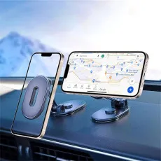 360° Rotating Foldable Strong Magnetic Car Phone Holder for Dashboard | UK Free Shipping