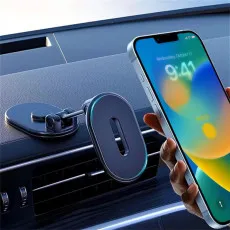 360° Rotating Foldable Strong Magnetic Car Phone Holder for Dashboard | UK Free Shipping