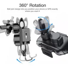 10W Wireless Car Phone Charger Mount Secure Air Vent Phone Holder for iPhone & Android