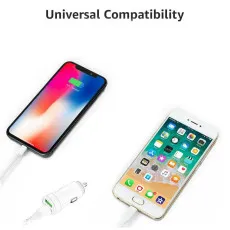 Fastest Dual USB Car Phone Charger 3.1A Cigarette Lighter Adapter - Cheap Price (50% Off) - UK