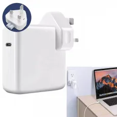 100W USB-C Fast Charger Adapter 3 Pin UK Wall Plug for MacBook, iPhone, Samsung, iPad