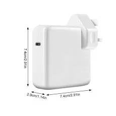 100W USB-C Fast Charger Adapter 3 Pin UK Wall Plug for MacBook, iPhone, Samsung, iPad