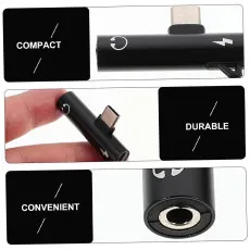 3.5mm Audio & Charging Adapter For Samsung S23/S22/S21 Dual Headphone Splitter & Charger - UK